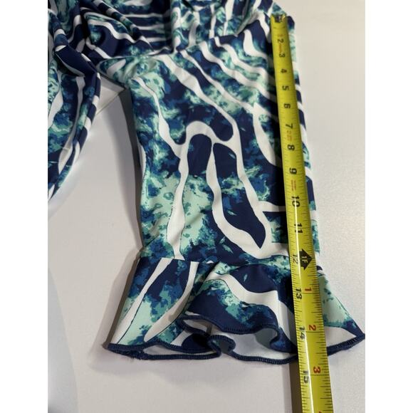 Ana Clare Marin Polo Dress Bengie Womens M 3/4 Sleeve Beach Vacation Resortwear - Picture 9 of 9